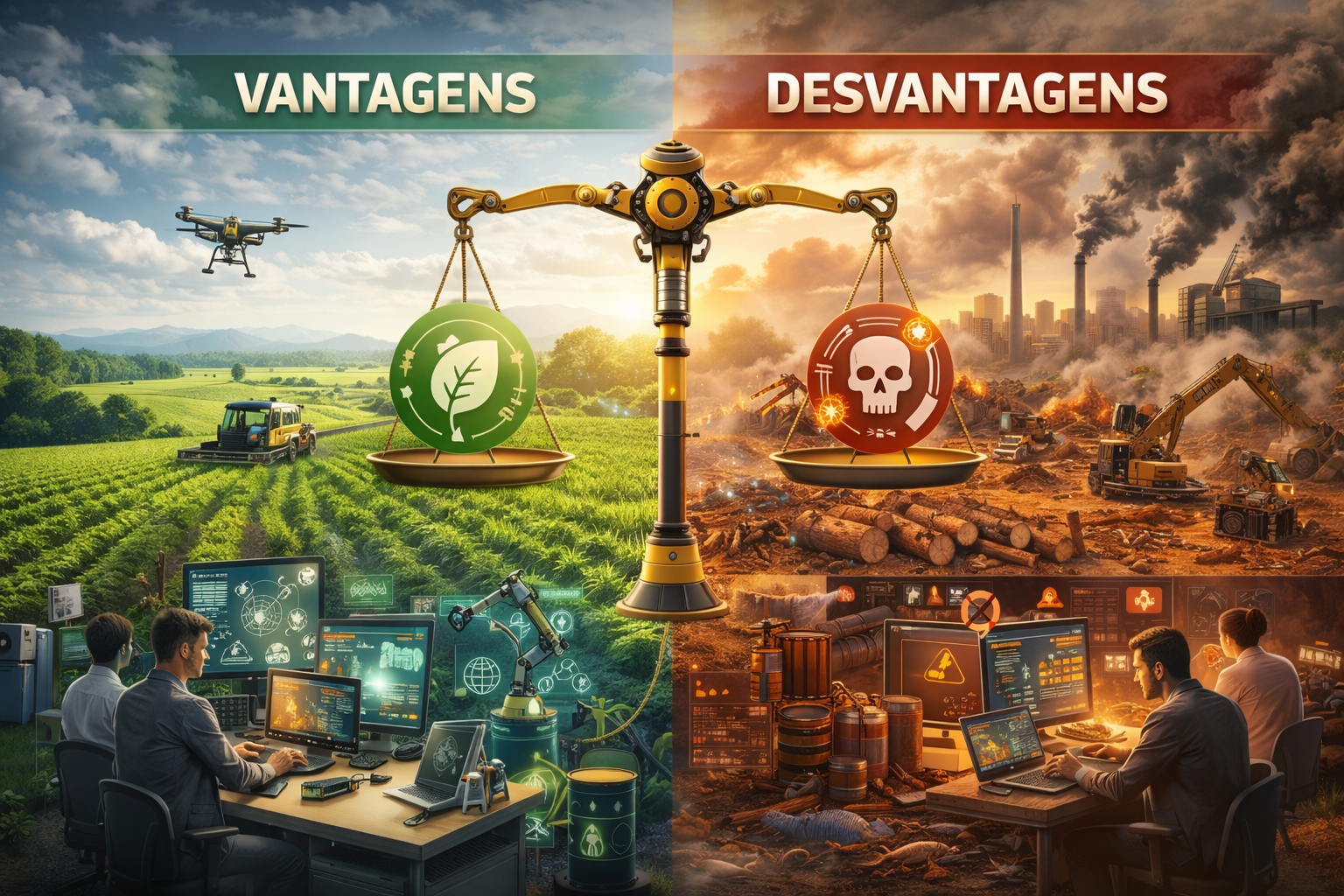 Vantagens e Desvantagens da Tecnologia ao Meio Ambiente