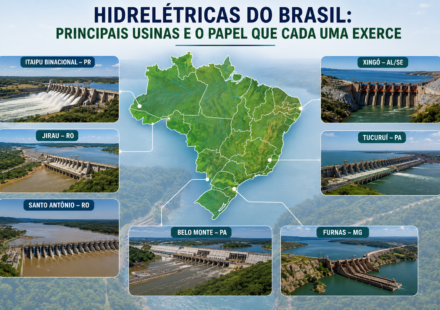 Hidrel&eacute;tricas do Brasil: Principais Usinas e o Papel que Cada uma Exerce